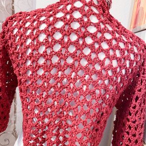 Bolero rosso bordeaux