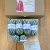 kit maglione verticale verde giallo - immagine 2