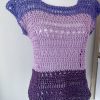 Shirt in cotone tre viola - immagine 2