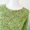 Maglione minimal verde mix - immagine 2