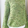 Maglione minimal verde mix - immagine 3