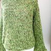 Maglione minimal verde mix - immagine 5