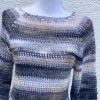 Maglione topdown grigio bianco mix - immagine 4