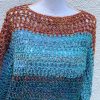 Maglione oversize bouclé azzurro mix - immagine 4