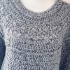 Maglione topdown grigio tweed - immagine 2