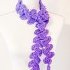 Scarflette sciarpina viola - immagine 5