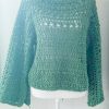 Maglione topdown verde bottiglia