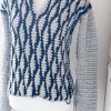 Maglione verticale grigio nero - immagine 2