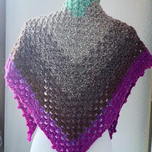 Scialle uso sciarpa melange