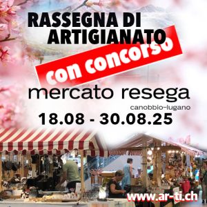 28-30 agosto Rassegna alla Coop Resega con AR-TI