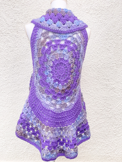 gilet mandala boho hippie