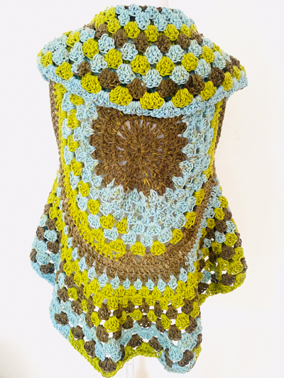 gilet mandala boho hippie