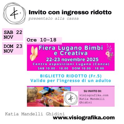 Lugano Creativa 22 e 23 novembre Lugano