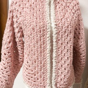 Cardigan esagonale granny all'uncinetto