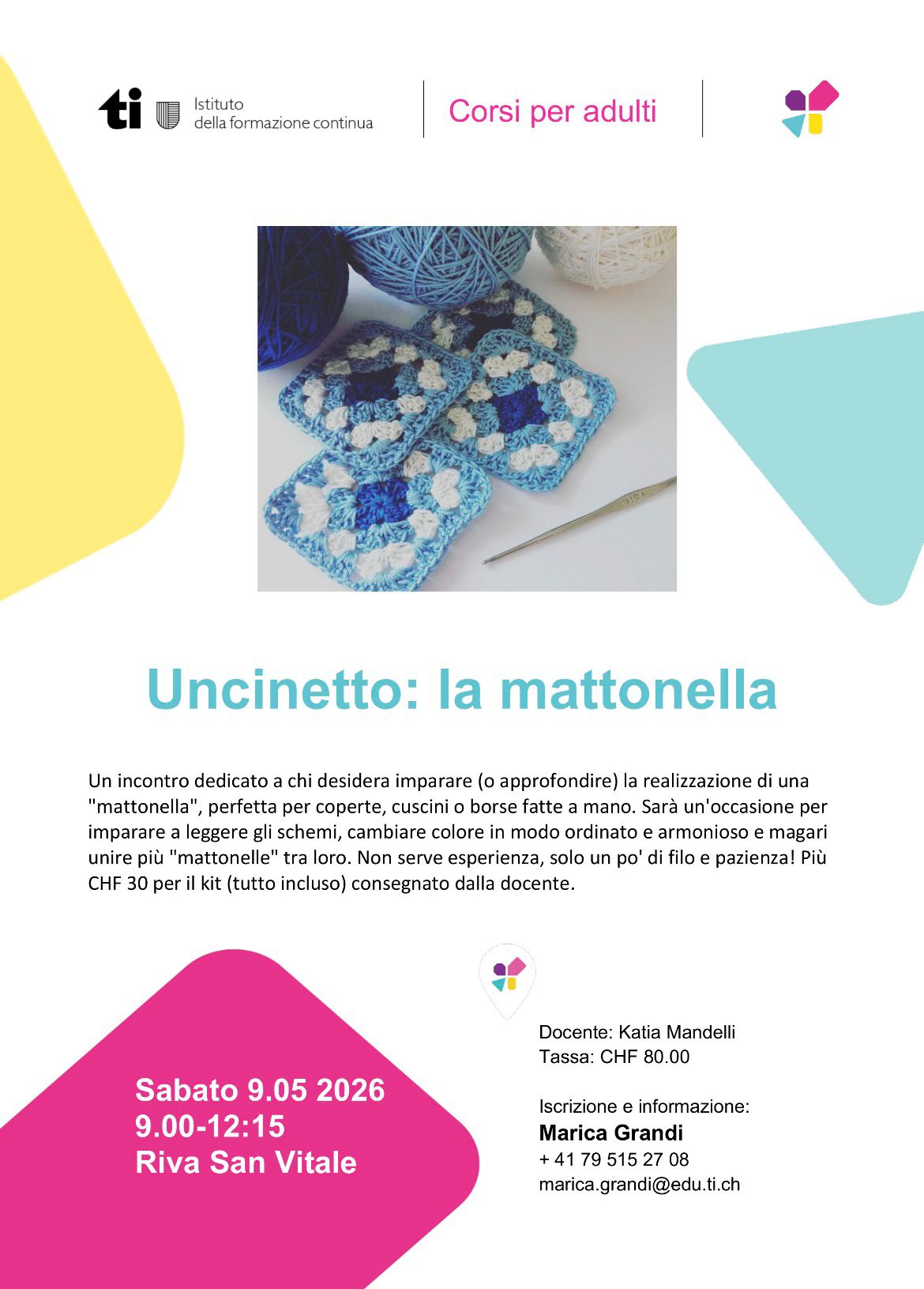 corso uncinetto mattonella corso uncinetto mattonella