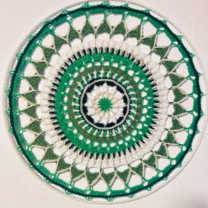 Mandala verde 60 cm