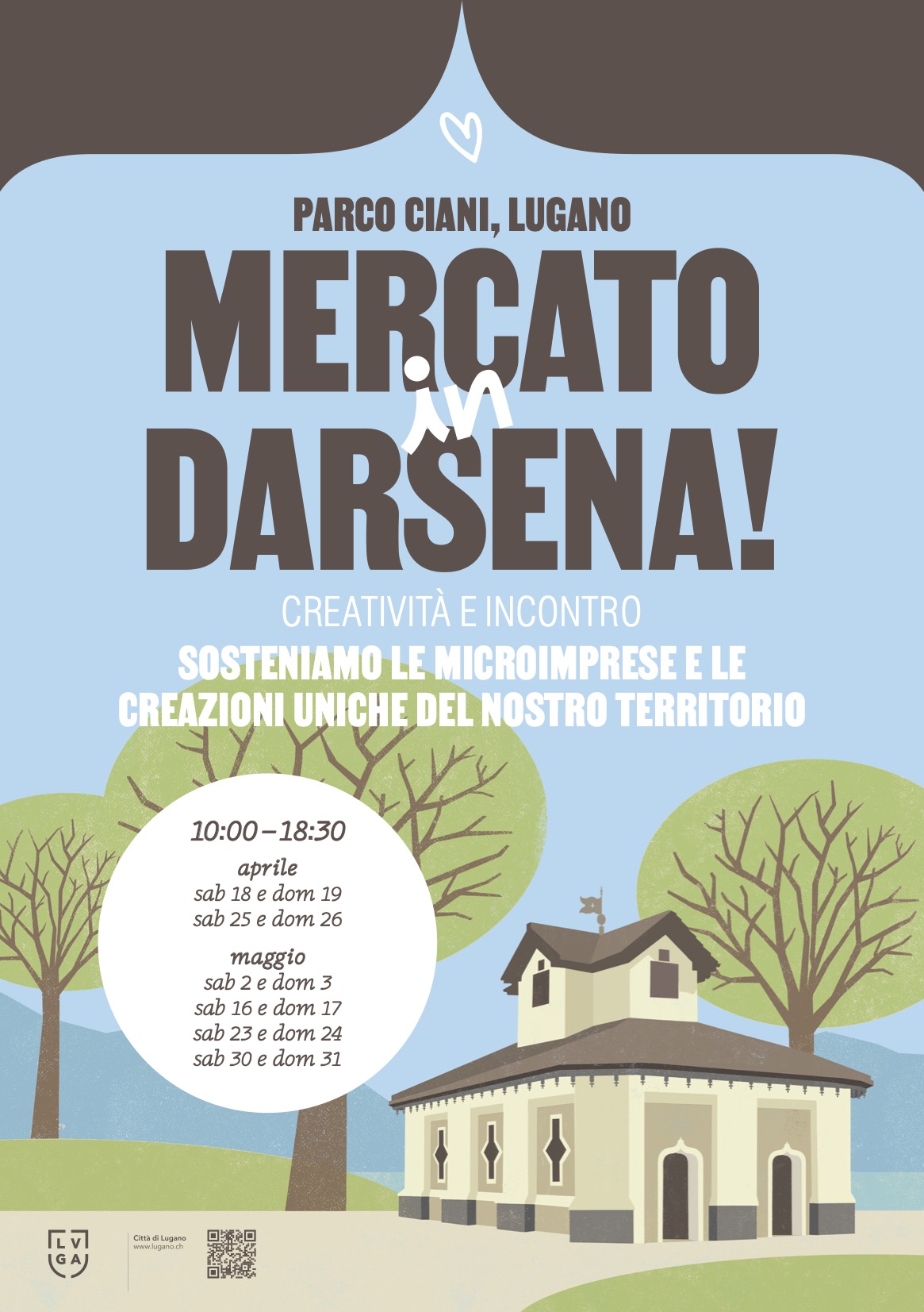 Mercato in Darsena Lugano aprile maggio 2026